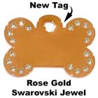 Rose Gold-Large Bone Jewel Tagw