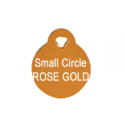 small circle rose gold
