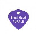 small heart purple