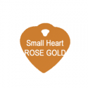 small heart rose gold