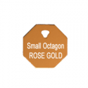 small octagon rose gold